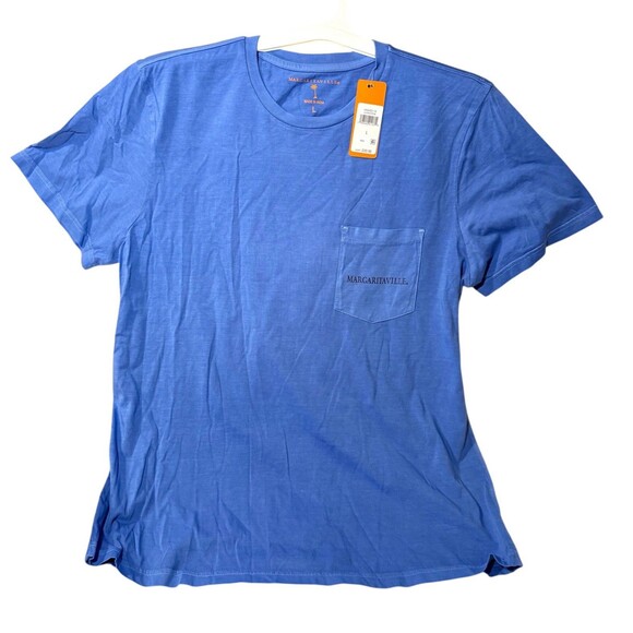 Margaritaville Blue T-shirt Lost In Paradise Short Sleeve Tee Palace Blue L - Picture 1 of 4